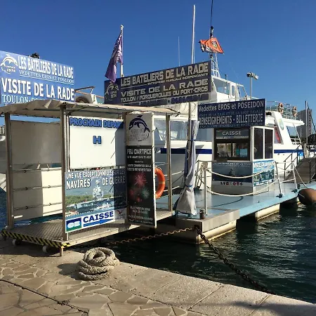 Goeland 3, Classe Climatise, Wifi, Terrasses Petite Vue Laterale Au 3 Eme Etage Sans Ascenseur Toulon